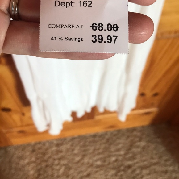 🆕 White Ruffle Dress - Picture 5 of 5